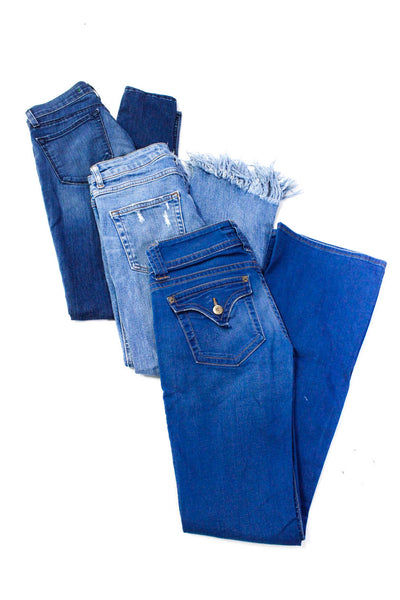 Hudson J Brand Women's Zip Fly Denim Jeans Blue Size 24 25 Lot 3