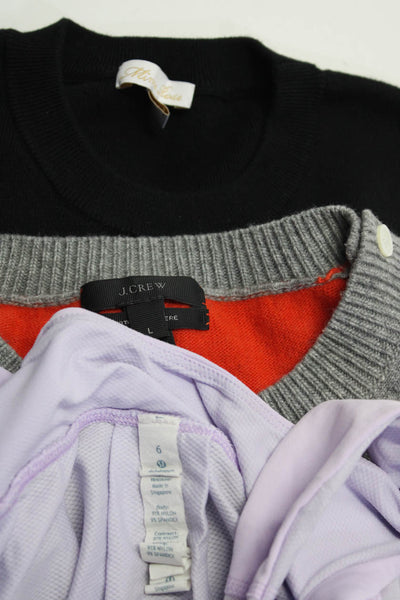 Minnie Rose Women's Tank Top Sweater Blouse Black Gray Purple Size 6 M L Lot 3