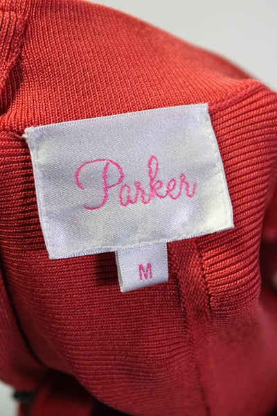 Parker Womens A Line Skirt Pink Size Medium