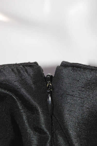 ABS Evening Allen Schwartz Collection Women's Strapless Gown Black Size 6
