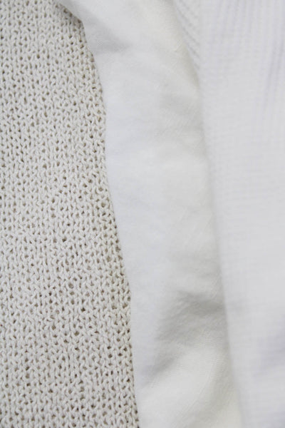 Zara John Galt Womens Blouses Tops Pants White Size S OS Lot 3
