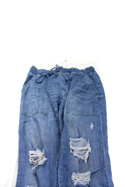 DL1961 Bella Dahl Womens Pants White High Rise Bootcut Jeans Size 26 S lot 2