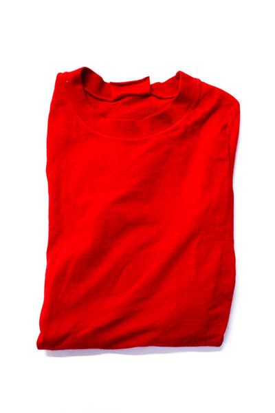 Michael Stars Athleta Womens Tank Top Shirt Black Red Size Medium Lot 2