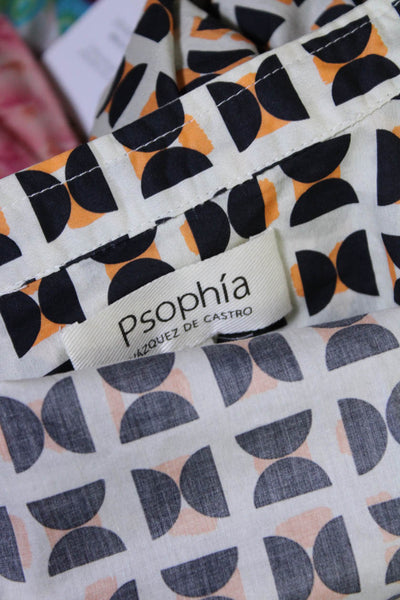 Psophia Womens Geometric Print Jumpsuit Multi Colored Size Extra Small