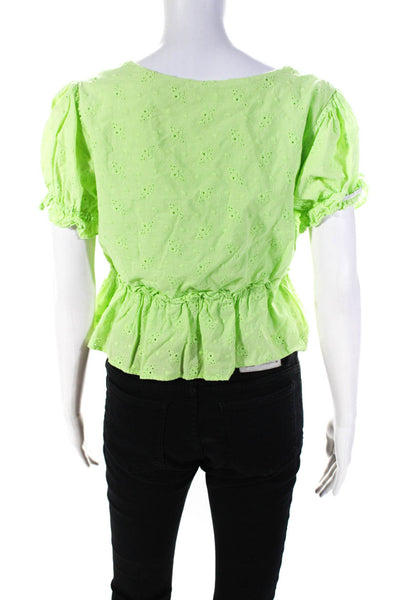 Line + Dot Womens Willow V-Neck Top Size 4 13952177