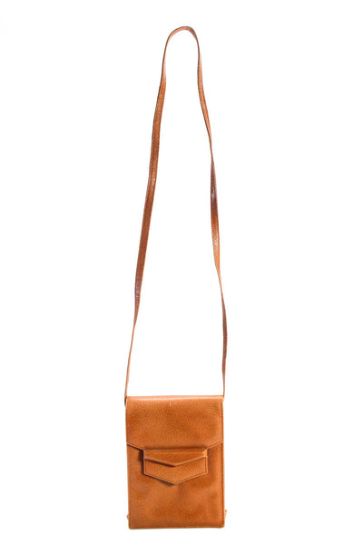 Maxima Womens Brown Leather Snap Flap Mini Handmade Shoulder Bag Handbag