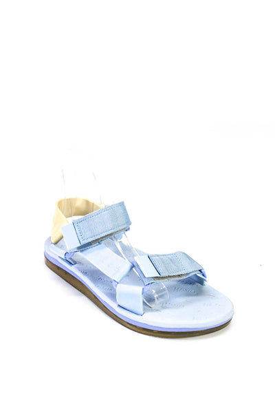Melissa Womens Light Blue Double Strap Slingbacks Rubber Sandals Shoes Size 8