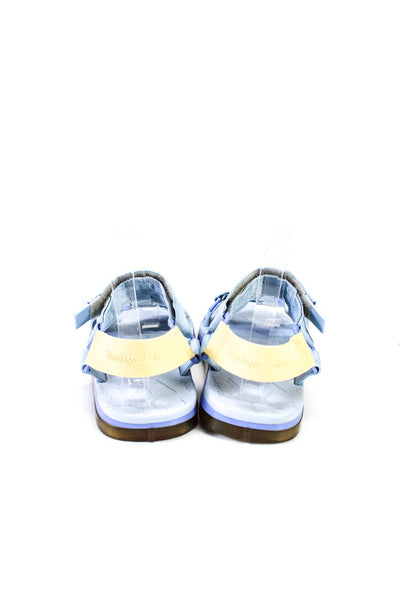 Melissa Womens Light Blue Double Strap Slingbacks Rubber Sandals Shoes Size 8