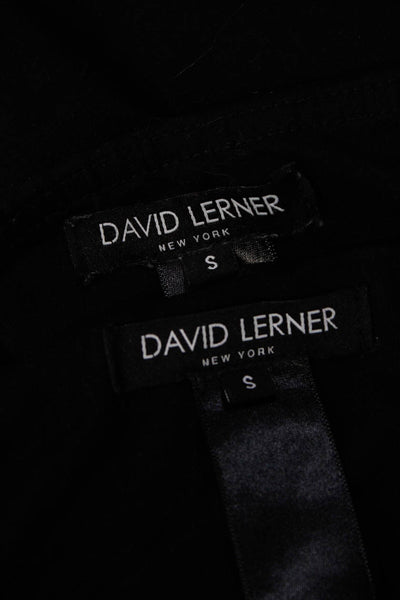 David Lerner Womens High Rise Leggins Pants Black Size S Lot 2