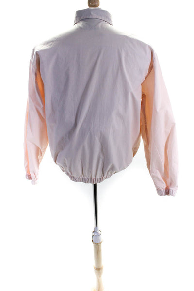 Ralph Lauren Polo Sport Mens Full Zipper Jacket Pink Cotton Size Medium