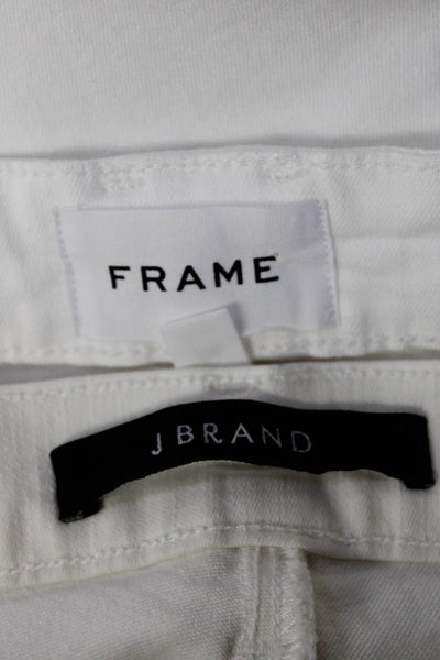 Frame J Brand Womens Jeans Pants White Size 26 29 Lot 2