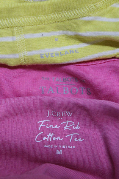 Everlane J.Crew Talbots Women's Sleeveless Striped Tank Top Yellow Size M, lot 3