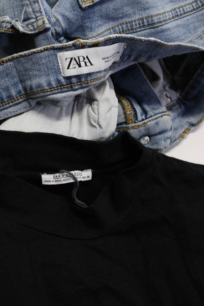 Zara Women's Distressed Skinny Jeans Blue Size 4 L, Lot 2