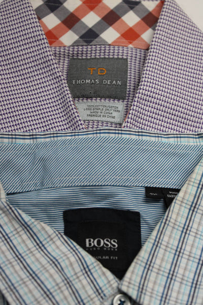 Thomas Dean Boss Hugo Boss Mens Dress Shirts Size Extra Extra Large Lot 2