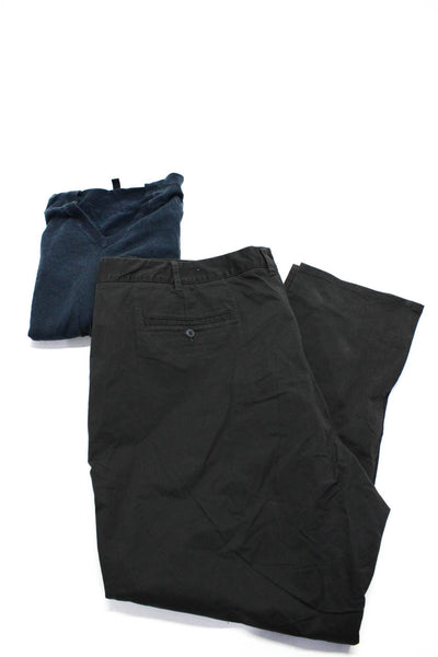 J Crew Bonobos Mens Linen Textured Sweater Dress Pants Blue Size 48 L Lot 2
