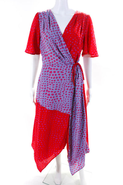 Adelyn Rae Womens Colorblock Lorna Wrap Dress Size 0 13493409