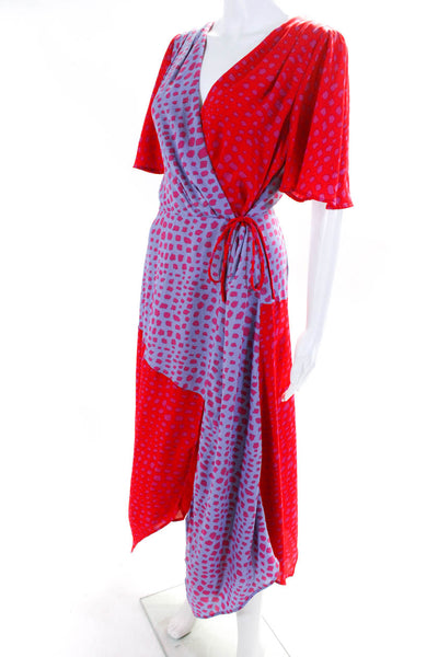 Adelyn Rae Womens Colorblock Lorna Wrap Dress Size 4 13493316