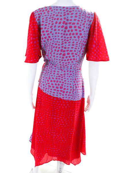 Adelyn Rae Womens Colorblock Lorna Wrap Dress Size 0 13493409