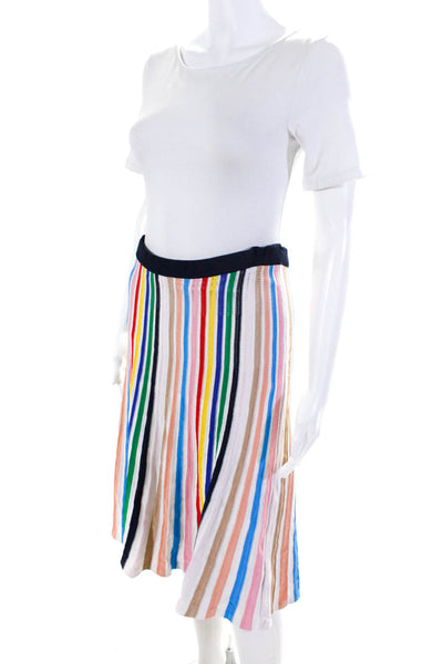J.Crew Womens Striped Flare Skirt Size 4 12363942