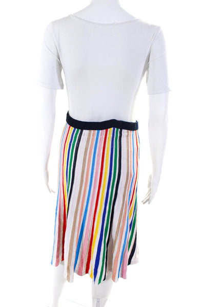 J.Crew Womens Striped Flare Skirt Size 4 12363942