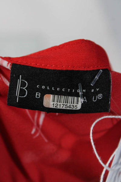 B Collection by Bobeau Womens Diana Shirred Shirtdress Size 12 12175435