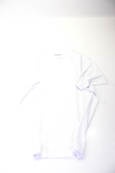 Zara Third & Army Boys Short Sleeve Crewneck Tees White Size M XL Lot 2