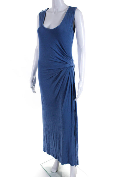 Young Fabulous & Broke Womens Sleeveless Full Length Maxi Tank Dress Blue Size S