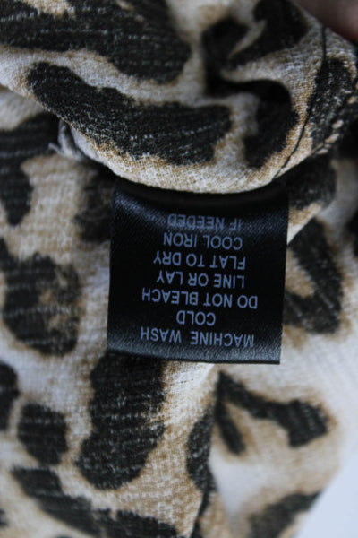 Slate & Willow Womens Leopard Print Dress Size 0 11520436