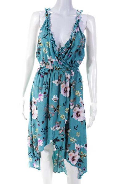Louna Womens Turquoise Sleeveless Dress Size 6 12093240