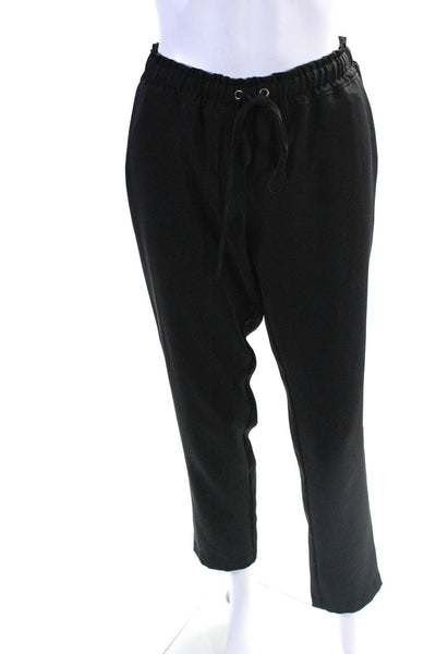Drew Women's Drawstring Waist Straight Leg Casual Pants Black Size S