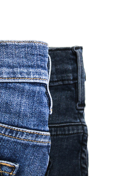 Frame Denim Women's Distressed Medium Wash Skinny Jeans Blue Size 25 27, lot 2