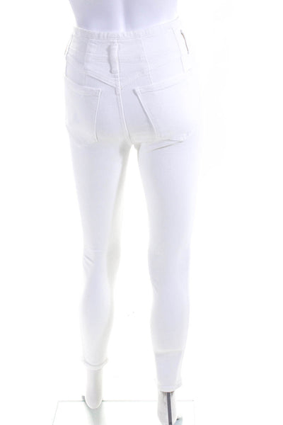 Rag & Bone Women's High Rise Skinny Jeans White Size 24