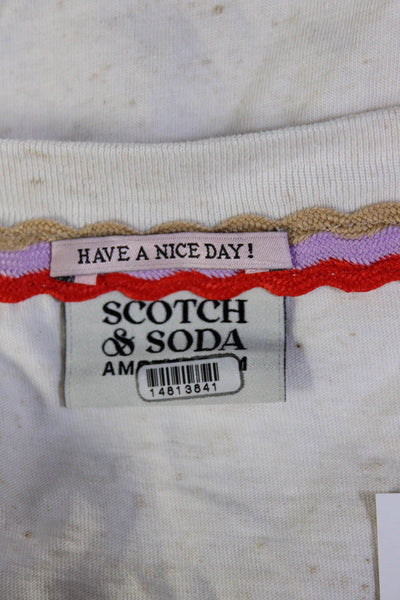 Scotch & Soda Womens Smiling T-shirt Size 2 14813841