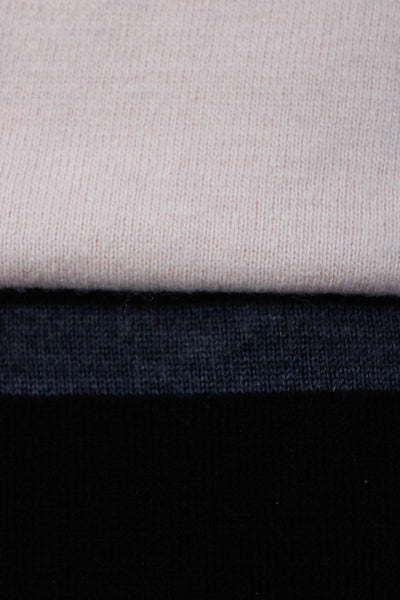Bibelot J Crew Womens Merino Wool Striped Long Sleeve Sweater Gray Size L Lot 2