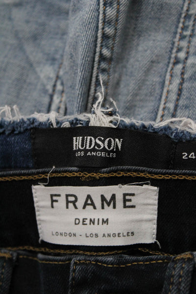Hudson Women's High Waist Medium Wash Skinny Denim Pant Size 24 Lot 2