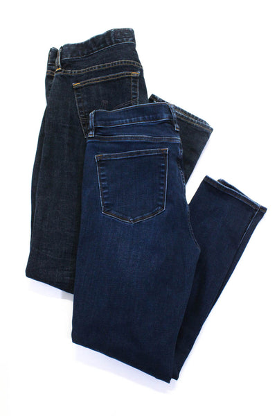 AG Adriano Goldschmied J Crew Womens Blue Dark Wash Skinny Jeans Size 29 Lot 2