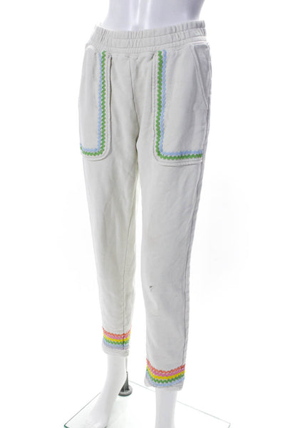 Something Navy Womens Rainbow Applique Sweatpants Size S 15294992