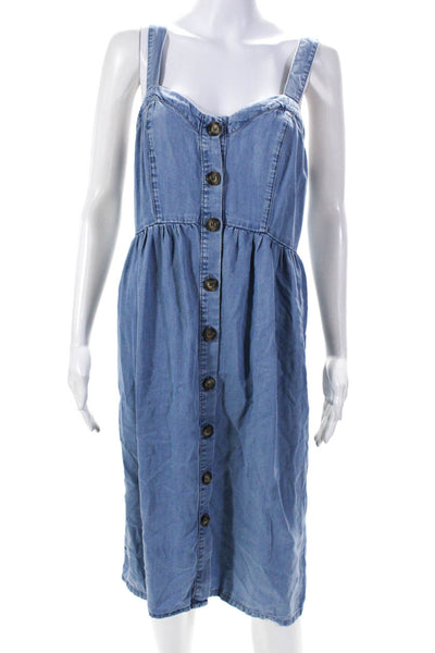 Seraphine Womens Adelia Denim Maternity Dress Size 4 12419389