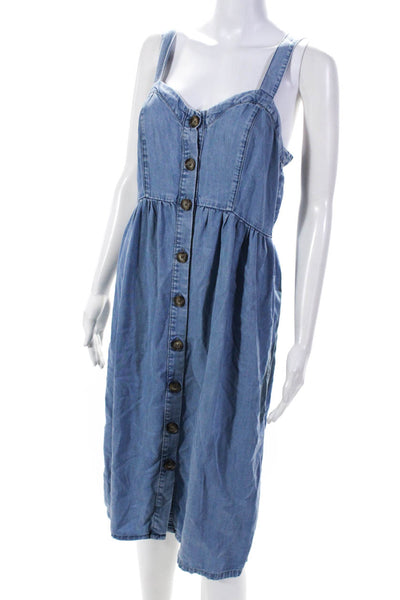 Seraphine Womens Adelia Denim Maternity Dress Size 4 12419389