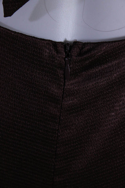 Louna Womens V-Neck Tie Back Jumpsuit Size 4 13233575