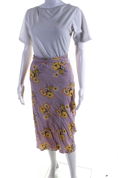 Madewell Womens Twiggy Floral Midi Wrap Skirt Size 8 13099275