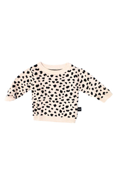 Huxbaby Kids Crewneck Long Sleeves Sweater Animal Print Size 3-6 Months Lot 5