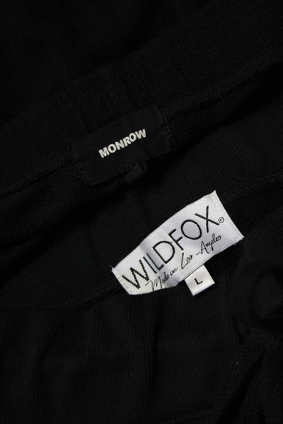 Monrow Wildfox Womens Sweatpants Black Size S L Lot 2