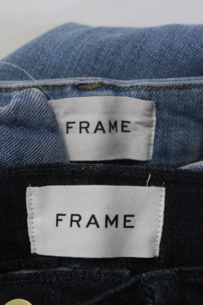 Frame Womens Jeans Pants Blue Size 27 26 Lot 2