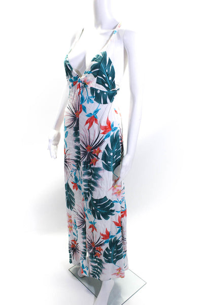 Slate & Willow Womens Palm Printed Maxi Size 4 12251048