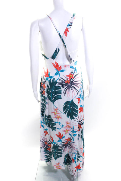 Slate & Willow Womens Palm Printed Maxi Size 4 12251048