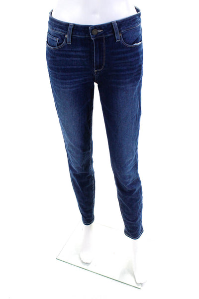 Paige Womens 'Verdugo' Skinny Mid Rise Denim Medium Wash Jeans Blue Size 28