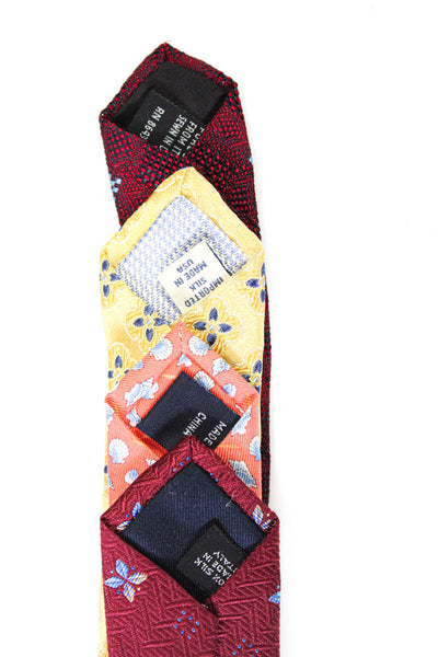 John W. Nordstrom Barneys New York Mens Abstract Spotted Tie Red Size OS Lot 4