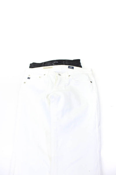 AG Adriano Goldschmied J Brand Womens Jeans Pants White Size 26 24 Lot 2