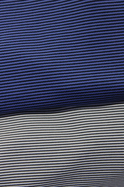 Magaschoni Men's Quarter Zip Long Sleeves Sweat Shirt Striped Size M Lot 2